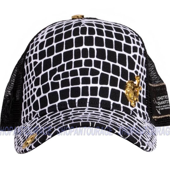 Red Monkey Croc Black RM1359 New Limited Edition Fashion Trucker Hat Cap - Picture 1 of 7